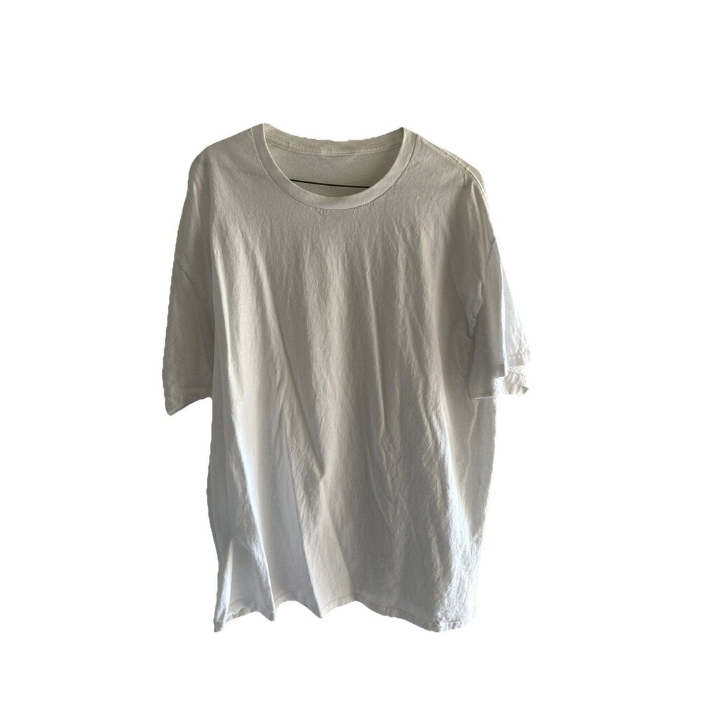 mens white t shirt Size XL